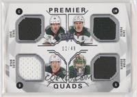 Eric Staal, Zach Parise, Ryan Suter, Devan Dubnyk #/49