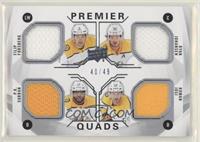 Filip Forsberg, Ryan Johansen, Roman Josi, P.K. Subban #/49