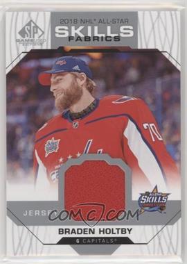 2018-19 Upper Deck SP Game Used - 2018 All-Star Skills Fabrics #AS-BH - Braden Holtby