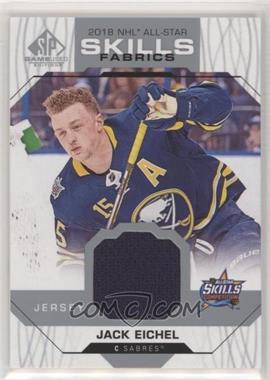 2018-19 Upper Deck SP Game Used - 2018 All-Star Skills Fabrics #AS-JE - Jack Eichel