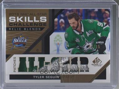 2018-19 Upper Deck SP Game Used - 2018 All-Star Skills Relic Blends - Patch #ASRB-TS - Tyler Seguin /15