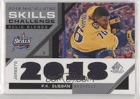 P.K. Subban [EX to NM] #/125