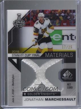 2018-19 Upper Deck SP Game Used - 2018 Stanley Cup Finals Material Net Cords #SCNC-JM - Jonathan Marchessault /25