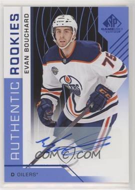 2018-19 Upper Deck SP Game Used - [Base] - Blue Auto #170 - Authentic Rookies - Evan Bouchard