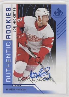 2018-19 Upper Deck SP Game Used - [Base] - Blue Auto #198 - Authentic Rookies - Joe Hicketts