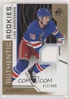 Authentic Rookies - Lias Andersson #/499