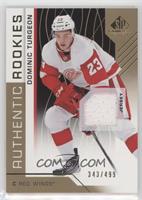 Authentic Rookies - Dominic Turgeon #/499