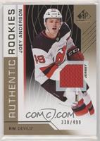 Authentic Rookies - Joey Anderson #/499