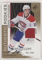 Authentic Rookies - Jesperi Kotkaniemi #/499