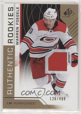 2018-19 Upper Deck SP Game Used - [Base] - Gold Jersey #157 - Authentic Rookies - Warren Foegele /499