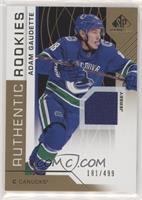 Authentic Rookies - Adam Gaudette #/499