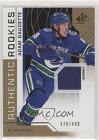 Authentic Rookies - Adam Gaudette #/499