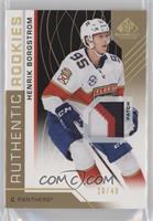 Authentic Rookies - Henrik Borgstrom #/49