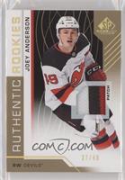 Authentic Rookies - Joey Anderson #/49