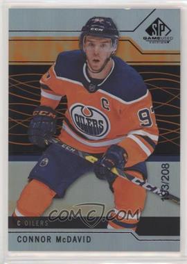 2018-19 Upper Deck SP Game Used - [Base] - Orange Rainbow #1 - Connor McDavid /208