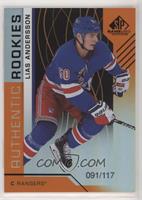 Authentic Rookies - Lias Andersson #/117
