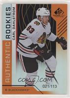 Authentic Rookies - Carl Dahlstrom #/113