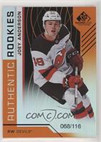 Authentic Rookies - Joey Anderson #/116