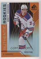 Authentic Rookies - Brett Howden #/100