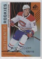 Authentic Rookies - Jesperi Kotkaniemi #/118