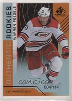 Authentic Rookies - Warren Foegele #/114