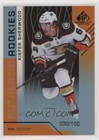 Authentic Rookies - Kiefer Sherwood #/100