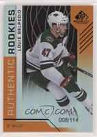 Authentic Rookies - Louie Belpedio #/114