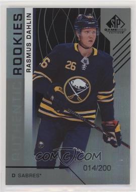 2018-19 Upper Deck SP Game Used - [Base] - Rainbow #101 - Authentic Rookies - Rasmus Dahlin /200