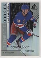 Authentic Rookies - Lias Andersson #/298