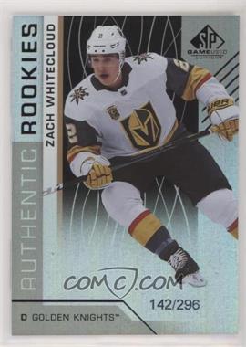 2018-19 Upper Deck SP Game Used - [Base] - Rainbow #109 - Authentic Rookies - Zach Whitecloud /296