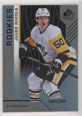 2018-19 Upper Deck SP Game Used - [Base] - Rainbow #111 - Authentic Rookies - Juuso Riikola /293