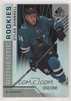 Authentic Rookies - Dylan Gambrell #/296