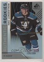 Authentic Rookies - Isac Lundestrom #/299