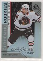 Authentic Rookies - Matthew Highmore #/296