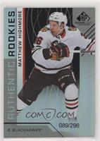 Authentic Rookies - Matthew Highmore #/296