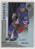 Authentic Rookies - John Gilmour #/293