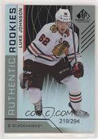 Authentic Rookies - Luke Johnson #/294