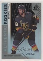 Authentic Rookies - Tomas Hyka #/293