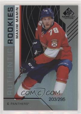 2018-19 Upper Deck SP Game Used - [Base] - Rainbow #184 - Authentic Rookies - Maxim Mamin /295