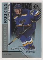 Authentic Rookies - Jordan Kyrou #/298