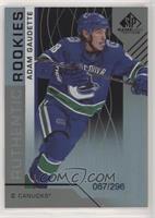 Authentic Rookies - Adam Gaudette #/296