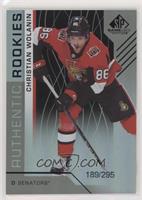 Authentic Rookies - Christian Wolanin #/295