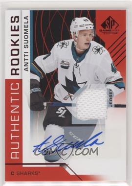 2018-19 Upper Deck SP Game Used - [Base] - Red Auto Jersey #192 - Authentic Rookies - Antti Suomela