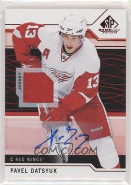 2018-19 Upper Deck SP Game Used - [Base] - Red Auto Jersey #88 - Pavel Datsyuk