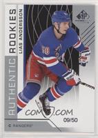 Authentic Rookies - Lias Andersson #/50