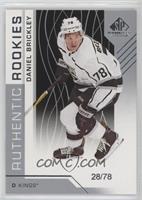 Authentic Rookies - Daniel Brickley #/78