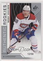 Authentic Rookies - Noah Juulsen #/58