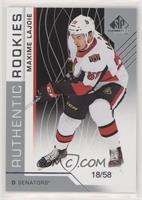 Authentic Rookies - Maxime Lajoie #/58