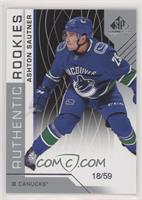 Authentic Rookies - Ashton Sautner #/59