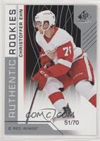 Authentic Rookies - Christoffer Ehn #/70